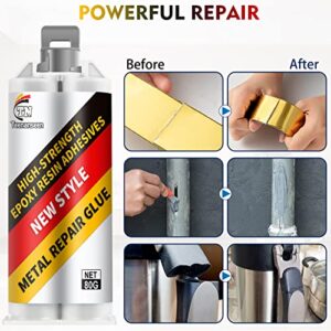 Heavy Duty Metal Repair Glue - 2 Pack Epoxy Kit