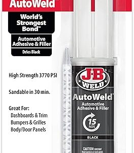 J-B Weld AutoWeld Black: Fast, Strong Auto Repair Adhesive