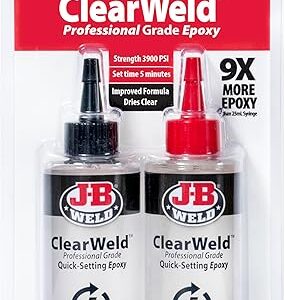 J-B Weld ClearWeld Pro: Fast, Strong, Transparent Epoxy