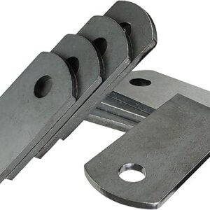 Premium 9 Gauge Weld-On Steel Tabs - 1-1/4"x2-3/8