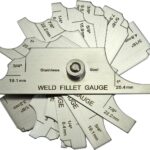 RIVERWELD 7-Piece Fillet Weld Set Gage - Metric & Inch