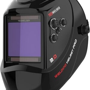 YESWELDER True Color Auto Darkening Welding Helmet - 3.93" Screen